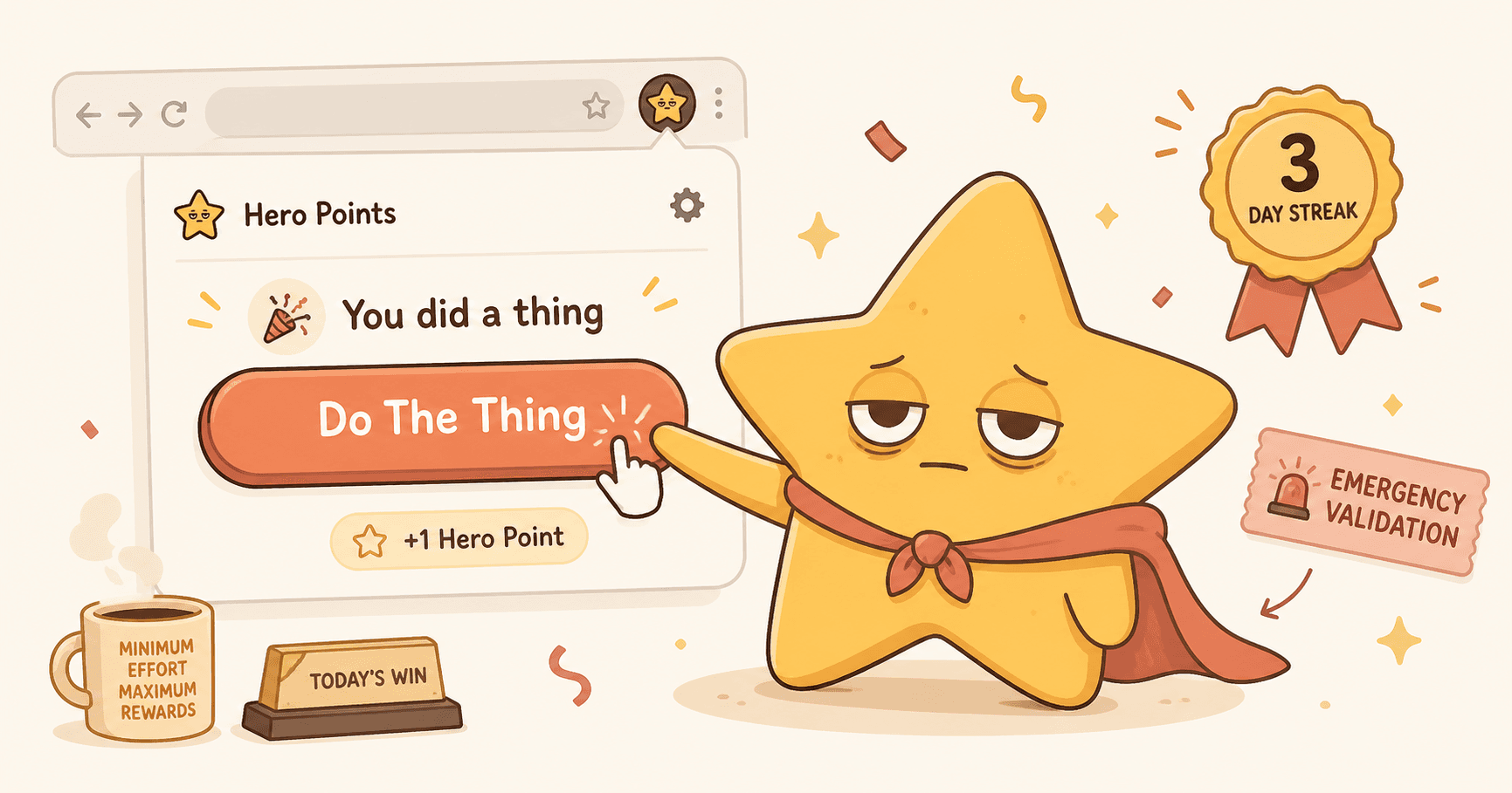 I Made a Chrome Extension That Rewards You for Doing Literally Anything