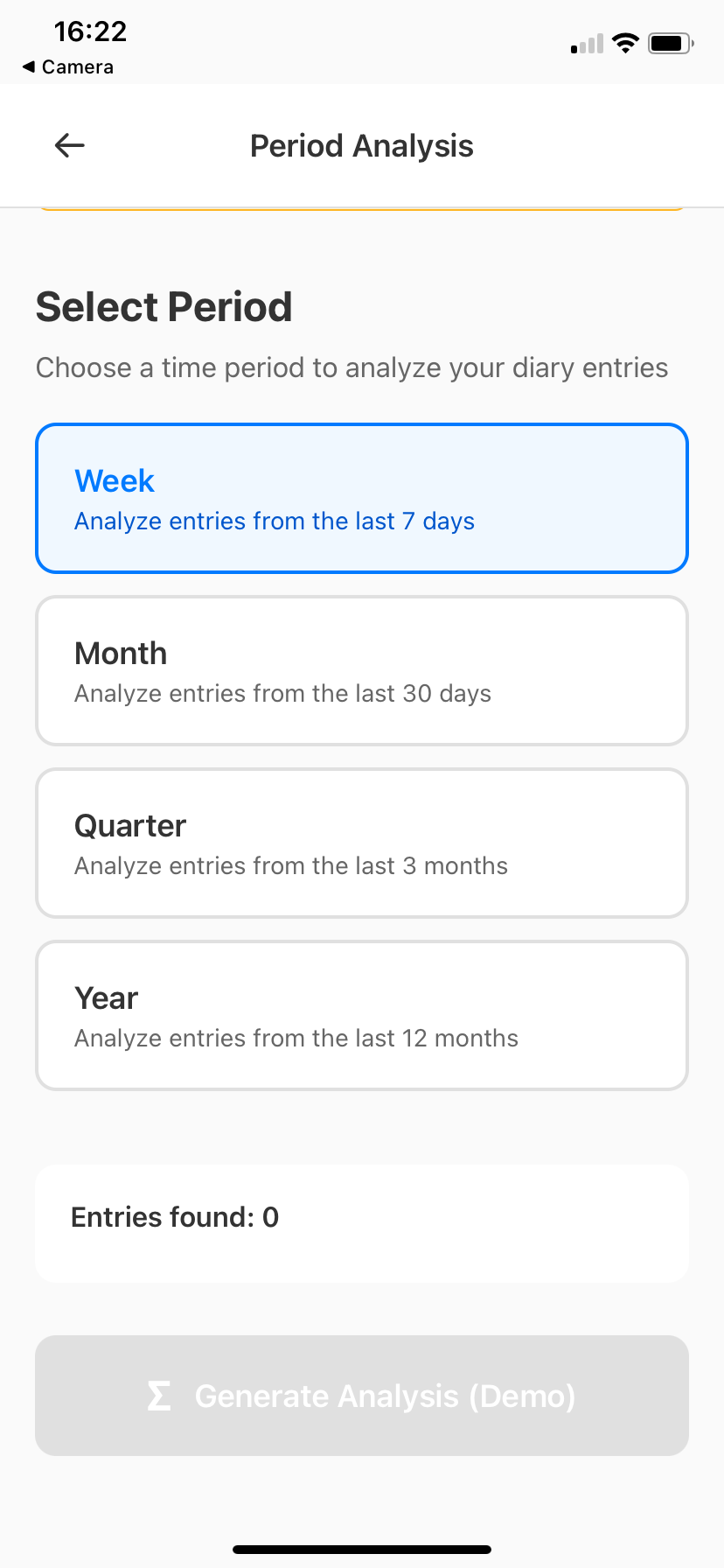Offgrid Diary Screenshot 3